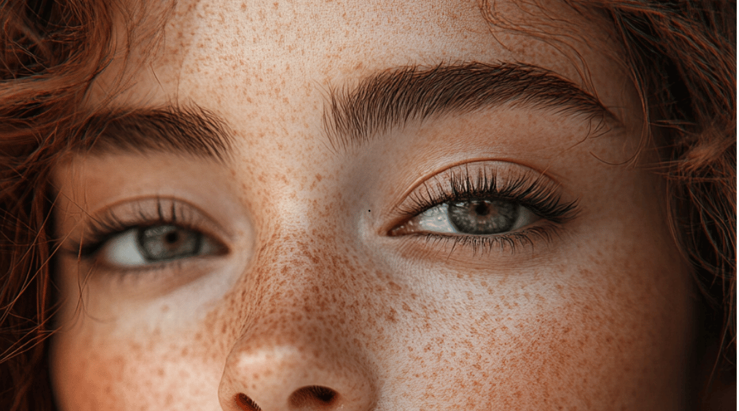 Lash artist consulting with client